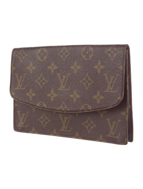 flannels lv clutch bag
